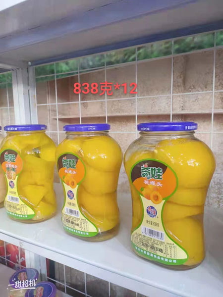奇娃838克桃罐頭